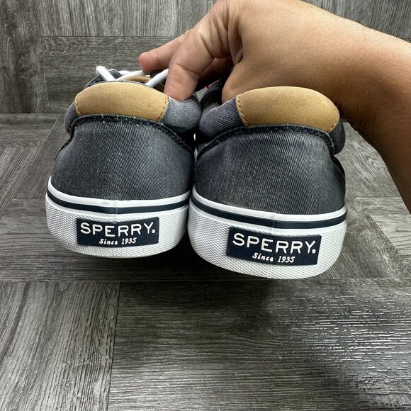 Sperry Men's size 13 Striper II CVO Denim Grey Casual Sneakers - Picture 6 of 8